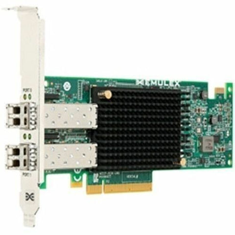 Dell Emulex LPe31002 Dual Port 16GbE Fibre Channel HBA, PCIe Full Height, V2 540-BDHR