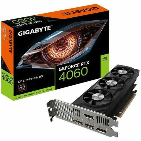 Gigabyte GeForce RTX 4060 OC Low Profile 8G Graphic Card GV-N4060OC-8GL