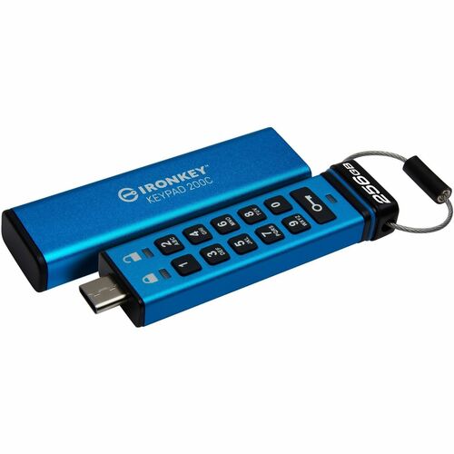 IronKey Keypad 200 256GB USB 3.2 (Gen 1) Type C Flash Drive IKKP200C/256GB