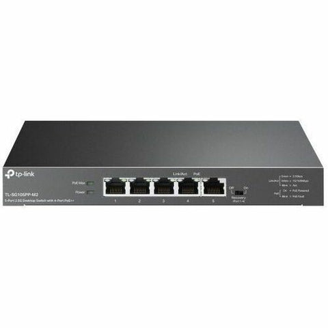 TP-Link 5-Port 2.5G Desktop Switch with 4-Port PoE++ TL-SG105PP-M2