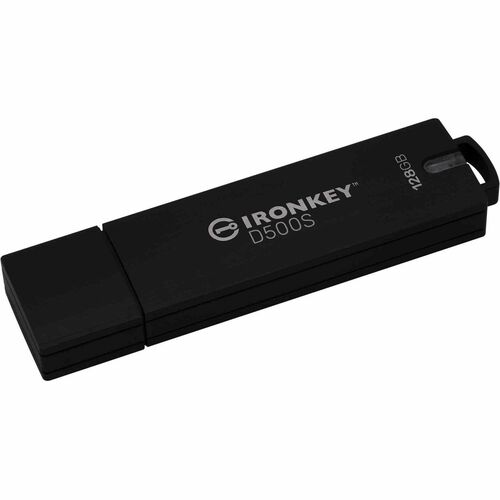 Kingston IronKey D500S 128GB USB 3.2 (Gen 1) Type A Flash Drive IKD500S/128GB