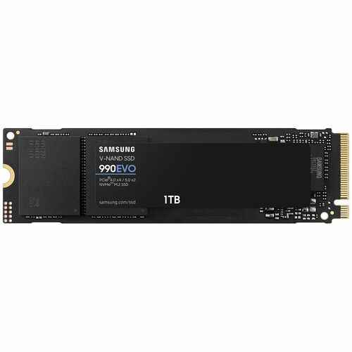 Samsung 990 EVO PCIe 4.0 x4 / 5.0 x2 NVMe M.2 SSD MZ-V9E1T0B/AM