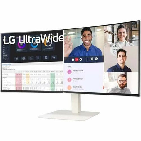 LG 38" UltraWide Curved Monitor with WQHD Nano IPS Display with VESA DisplayHDR 600 and 144Hz Refresh Rate 38WR85QC-W