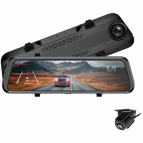 GekoGear Orbit D100 2 Channel 1080P Front / 1080P Rearview Mirror Dashcam ORBIT D100