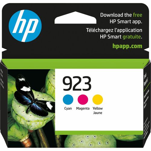 HP 923 CMY Original Ink Cartridge 3-Pack 6C3Y4LN