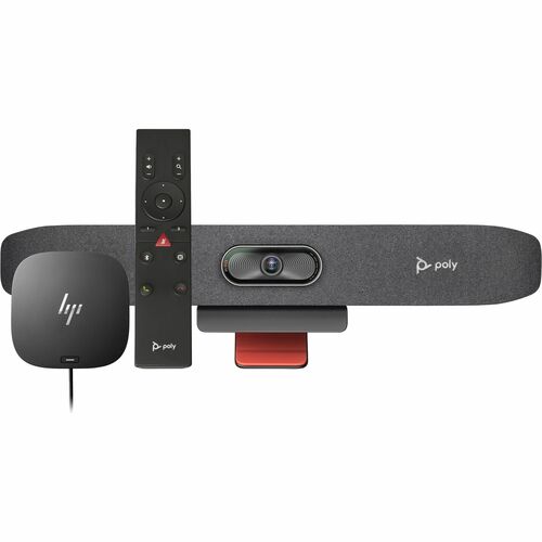 Poly Studio R30 USB Video Bar and BT Remote with HP USB-C Dock G5 (ABA) (9U3U1AA) 9U3U1AA