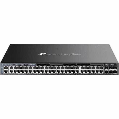 TP-Link Omada 48-Port Gigabit Stackable L3 Managed PoE+ Switch with 6 10G Slots SG6654XHP