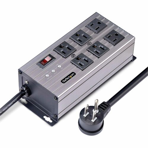 StarTech.com 6-Outlets Power Strip 6N515S8-POWER-STRIP