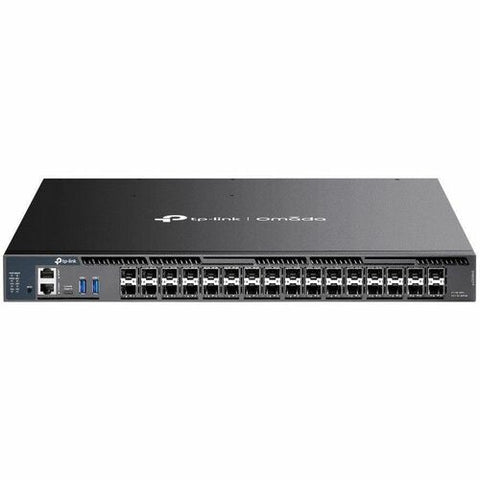 TP-Link Omada 26-Port 10G Stackable L3 Managed Aggregation Switch with 6 25G Slots SX6632YF