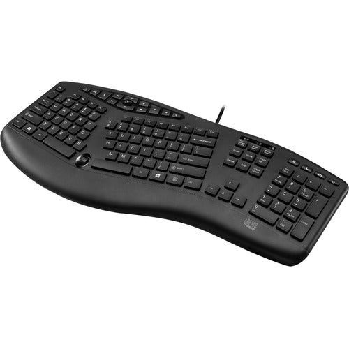 Adesso TruForm Media 160 USB Ergonomic Desktop Keyboard AKB-160UB-FR