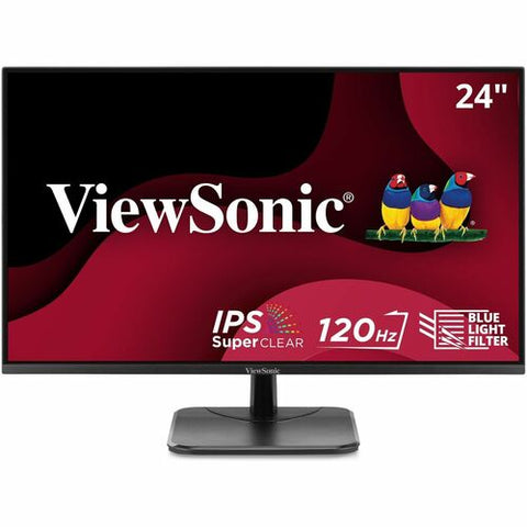 ViewSonic 24" 1080p IPS Monitor with Adaptive Sync, HDMI, DisplayPort, and VGA VA2456A-MHD