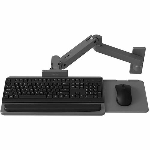 Ergotron LX Pro Wall Keyboard Arm (Dark Grey) Adjustable Keyboard Mount 45-685-293