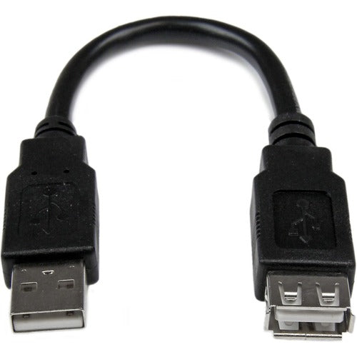 StarTech.com 6in USB 2.0 Extension Adapter Cable A to A - M/F USBEXTAA6IN