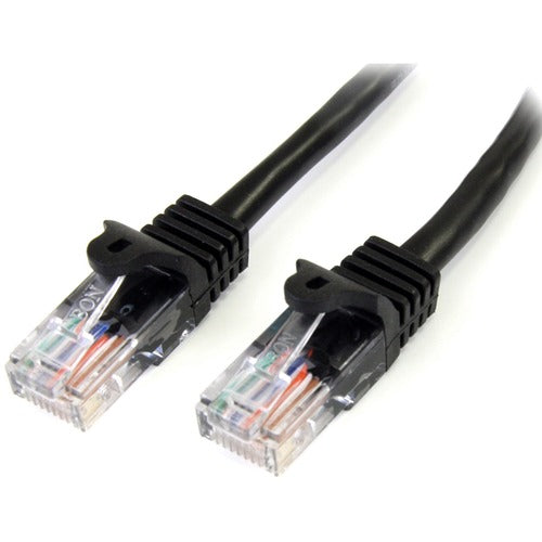 StarTech.com 15ft Black Cat5e Snagless Patch Cable 45PATCH15BK