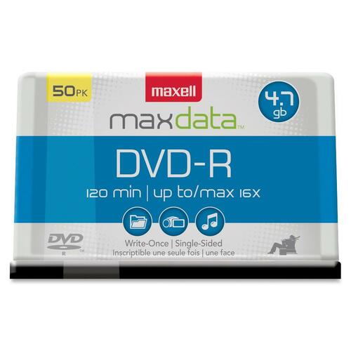 Maxell 16X Speed Branded DVD-R Spindle 638011