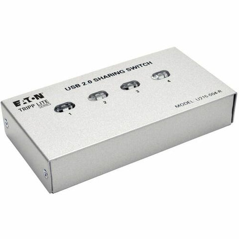 Tripp Lite by Eaton 4-Port USB 2.0 Printer / Peripheral Sharing Switch U215-004-R