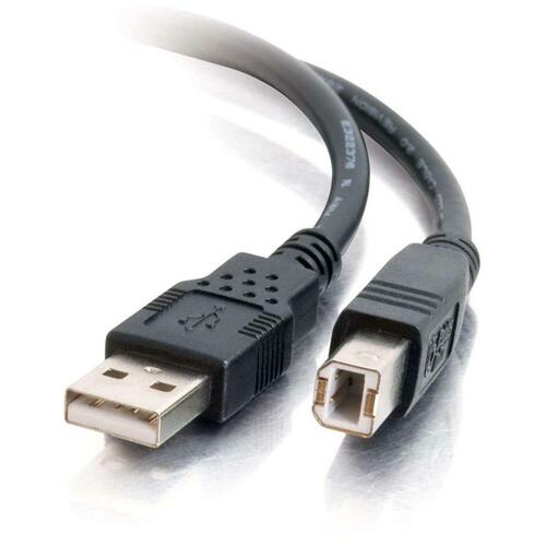 C2G 16.4ft USB A to USB B Cable - Black - M/M 28104